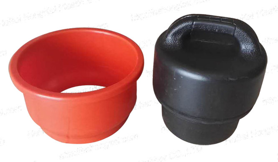 Remplisseur de tuyau en caoutchouc cylindrique en noir / rouge / couleur personnalisée