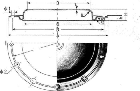 5 - résistance de vieillissement de diaphragme résistant de valve pneumatique d'huile de 1500mm