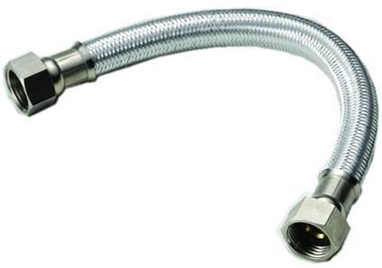 Acier inoxydable 304 maille tressée tuyau métallique flexible 40 cm