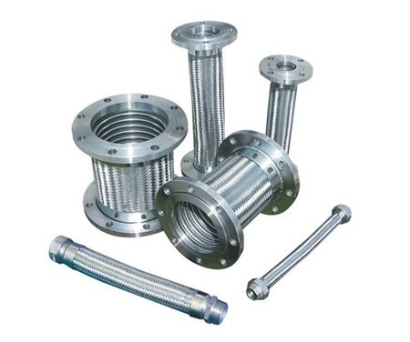 Tuyau métallique ondulé en acier inoxydable flexible DN 1/4-12 pouces avec bride d'assemblage