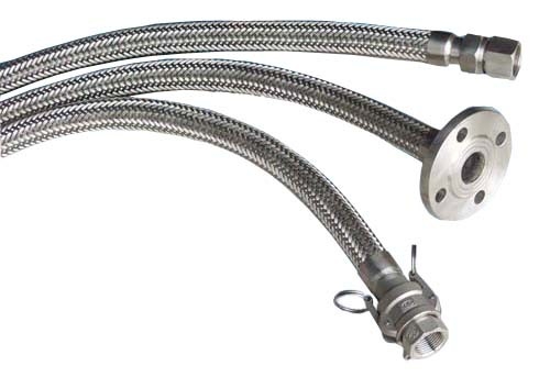 tuyau flexible d'acier inoxydable de 10mm avec le câble filetant la douille de protection