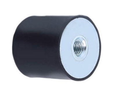 Absorbeur de choc en caoutchouc mécanique avec taille et forme personnalisées Absorbeurs noirs