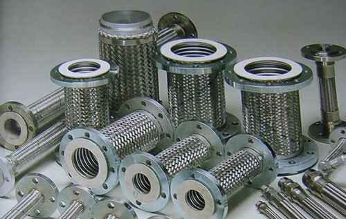 Tuyau métallique ondulé en acier inoxydable flexible DN 1/4-12 pouces avec bride d'assemblage