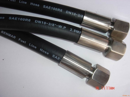 Excavatrice de enroulement Hydraulic Rubber Hose 45MPA de pompe concrète