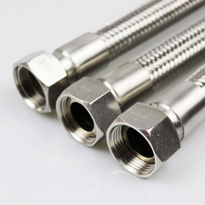 tuyau flexible d'acier inoxydable de 10mm avec le câble filetant la douille de protection