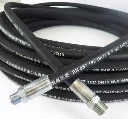 Marine High Pressure Hydraulic Hose adaptée aux besoins du client pour le transport d'huile