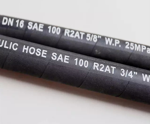 Excavatrice de enroulement Hydraulic Rubber Hose 45MPA de pompe concrète