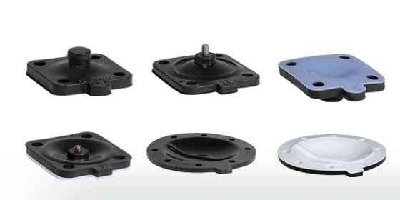 Sceaux de diaphragme en caoutchouc pour collecteur de sacs à poussière