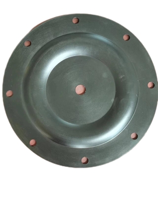 Diaphragme en caoutchouc à soupape noire avec une résistance exceptionnelle à l'abrasion et une tolérance à la température