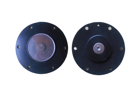 Contrôle de précision Diaphragme de soupape à impulsion ovale noire 0.1A Courant 0.2 - 0.8MPa